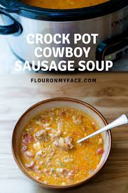 crock pot y cowboy sausage soup