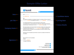 offer letter free format and sle
