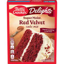 Red Velvet Cake Mix gambar png