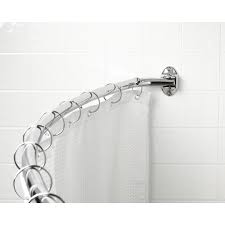 In stock & ready to ship. Polished Chrome Adjustable Bathroom Curved Shower Curtain Rod 60 To 72 Home Improvement Home Garden