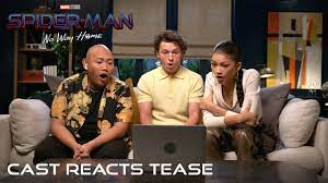 SPIDER-MAN: NO WAY HOME - Cast Reacts ...