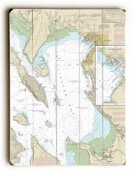 Wa Bellingham Bay Wa Nautical Chart Sign Nautical Chart