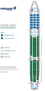 Malaysia Airlines Aircraft Seatmaps Airline Seating Maps