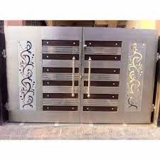 standard stainless steel main door for
