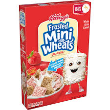 strawberry frosted mini wheats cereal
