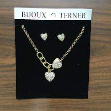 bijoux terner earring necklace set