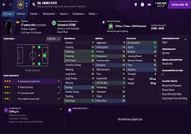 Check out his latest detailed stats including goals, assists, strengths & weaknesses and match ratings. Football Manager 2021 Wonderkids Best Young Strikers St To Sign Outsider Gaming