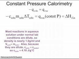 ap chemistry calorimetry you