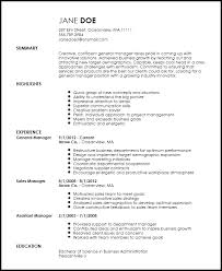 General managers work in all types of industries from automotive to electronics, retail, construction, consumer goods, and other. Free Creative General Manager Resume Example Resume Now