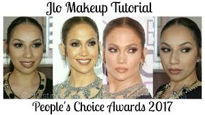 jlo people s choice awards 2017 makeup