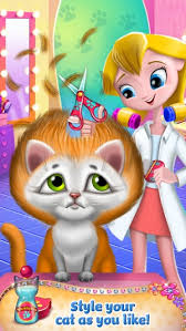 crazy kitty cat salon on the app