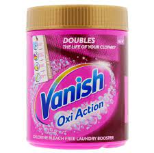 vanish gold oxi action pink stain