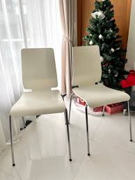ikea gilbert dining chairs white