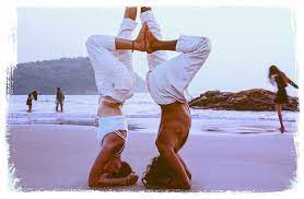yoga challenge poses for two people