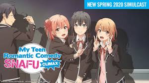 25 min | animation, comedy, drama. Sentai Filmworks Licenses Hidive To Stream My Teen Romantic Comedy Snafu Season 3