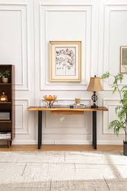 Console Table With Storage U Shaped
