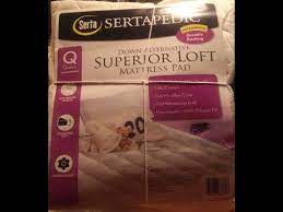 sertapedic mattress pad personal review
