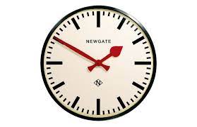 Newgate Putney Black Wall Clock Heal