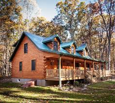 Farmhouse floor plans (or farmhouse style house plans) may feature a porch with simple round or square columns extending to the porch floor, with a balustrade between the columns. Log Homes With A Wrap Around Porch 4 Loved Log Cabin Plans Models