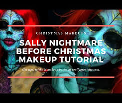 sally nightmare before christmas makeup