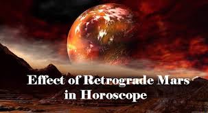 Effects Of Retrograde Mars In Birth Chart Or Transit