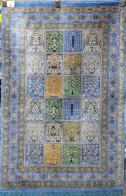 qum silk handmade persian rug emperor