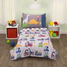 Busses 4 Piece Toddler Bedding Bed Set