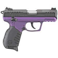 ruger sr22 pistol 22 lr purple black
