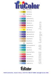 Color Chart Metallic Shine Airbrush Trucolor