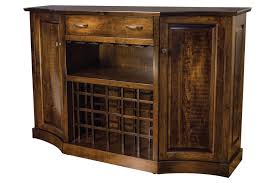 solid wood bar and wine cabinet
