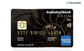 indusind bank celesta credit card