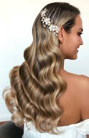 Be sure you will like it. Curly Wavy Long Locks Hair Down Elegant Wedding Hairstyles