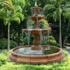 Street Decor Marble Outdoor Water Fountain