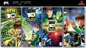 all ben 10 games on psp you