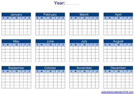 Editable 2017 Yearly Calendar Template