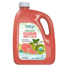 sunberry farms organic guava nectar 128