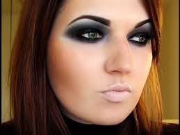 androgynous dark eyes makeup eyebrows