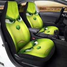 Angry Grinch Car Seat Covers Custom Car