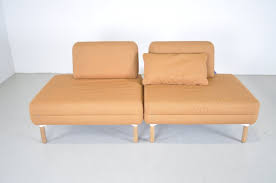 ahrend modular sofa orange brown