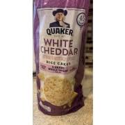 quaker rice cakes white cheddar