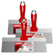 Level5 Stainless 3 Steel Taping Knives