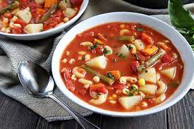 easy vegetable pasta soup is hearty and