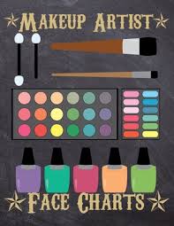 makeup artist face charts makeup cards