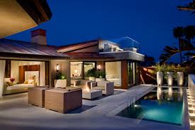 outdoor lighting contemporary pool