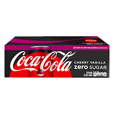 coca cola cherry vanilla zero 12 oz