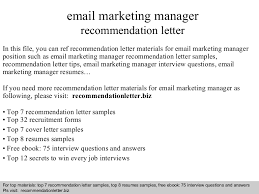 B B Marketing Manager Cover Letter SlideShare