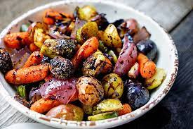 easy roasted vegetables with honey and