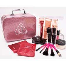 3ce cosmetic makeup bag box beauty