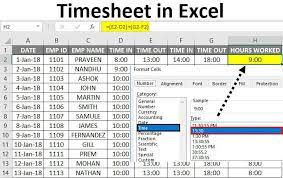 timesheet template in excel