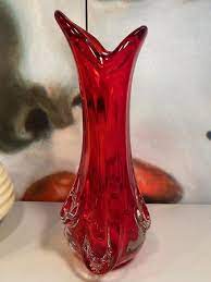 Italian Murano Art Glass Vase 37cm